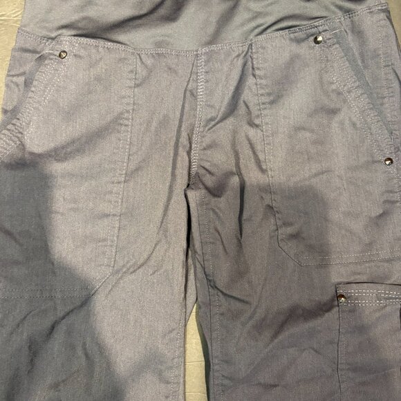 Healing Hands Purple Label Yoga Scrub Pants Black XS | Moisture-Wicking Stretch - Picture 3 of 6